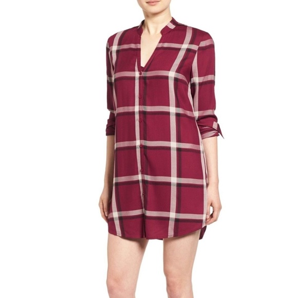 cupcakes and cashmere Dresses & Skirts - 'Vevina' Plaid Shirtdress